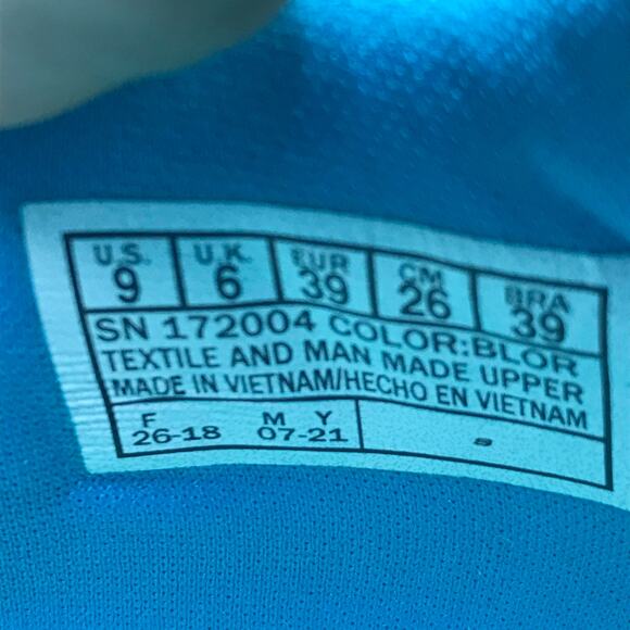 Skechers Go Run Razor Excess Running Shoes Womens 9 Blue Orange Lace Up Low Top‎ - Picture 5 of 7